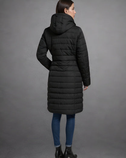 Abrigo Puffer Largo Mujer