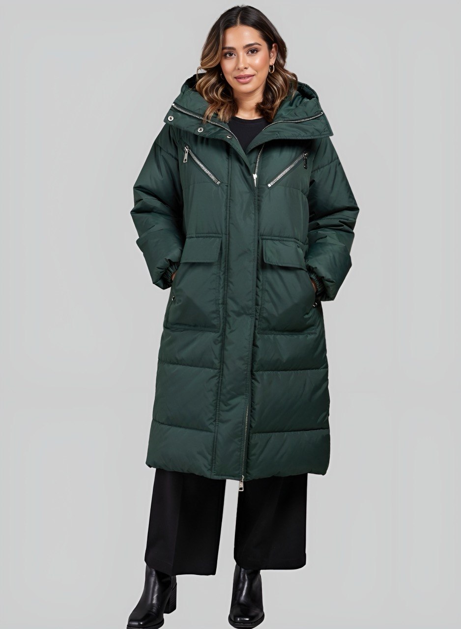 Gabán largo semi oversize Titán