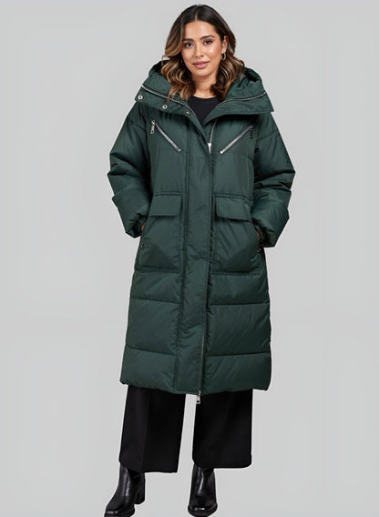Gabán largo semi oversize Titán