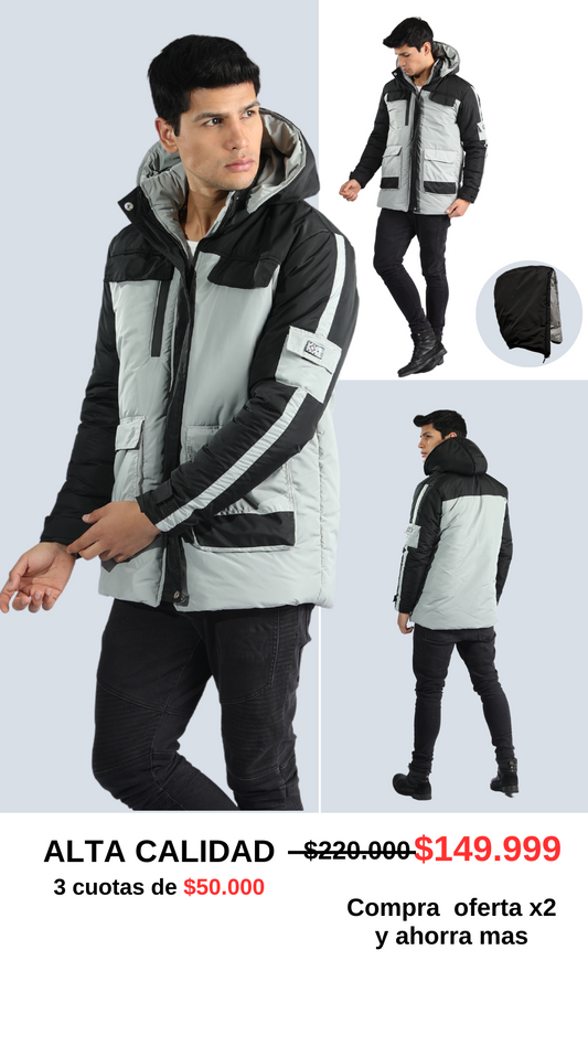 PARKA DE HOMBRE TERMICA 5 BOLSILLOS