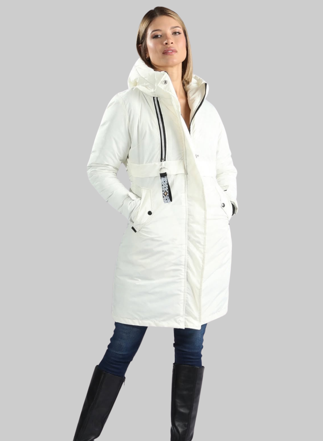 Parka Larga Reversible