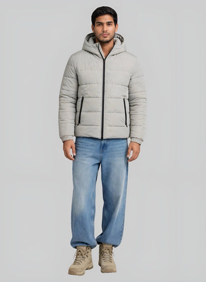 Chaqueta acolchada gris claro para hombre EMPORIA INOLVIDABLE