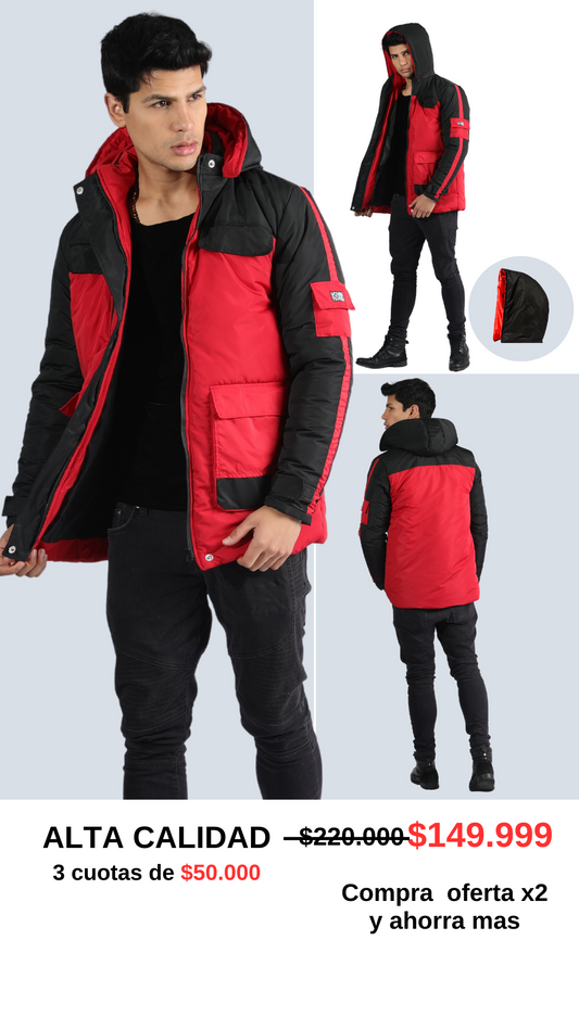 PARKA DE HOMBRE TERMICA 5 BOLSILLOS