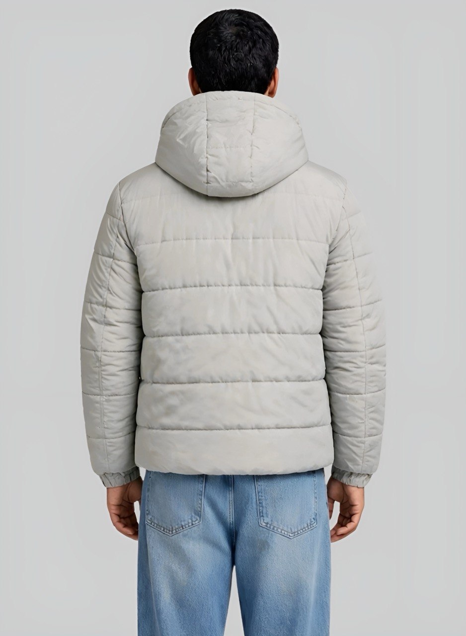 Chaqueta acolchada gris claro para hombre EMPORIA INOLVIDABLE