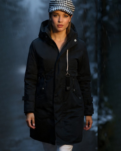 Parka Larga Reversible – Sofisticación y Confort
