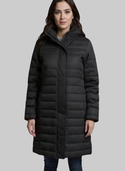 Abrigo Puffer Largo Mujer