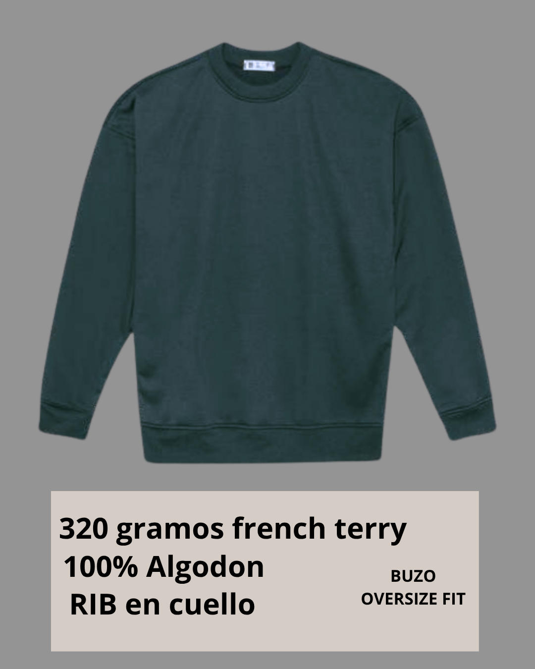 Sweater Oversize Premium 320g