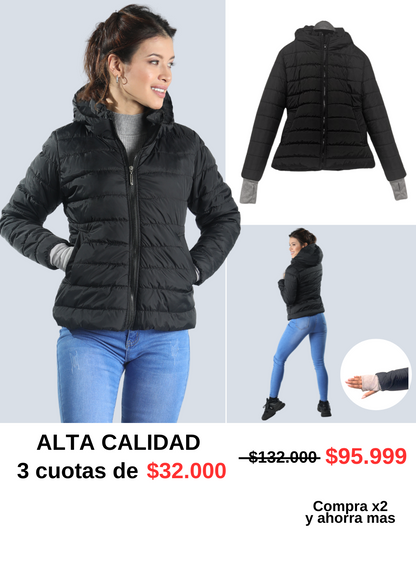 CHAQUETA  CON GUANTES AJUSTABLES