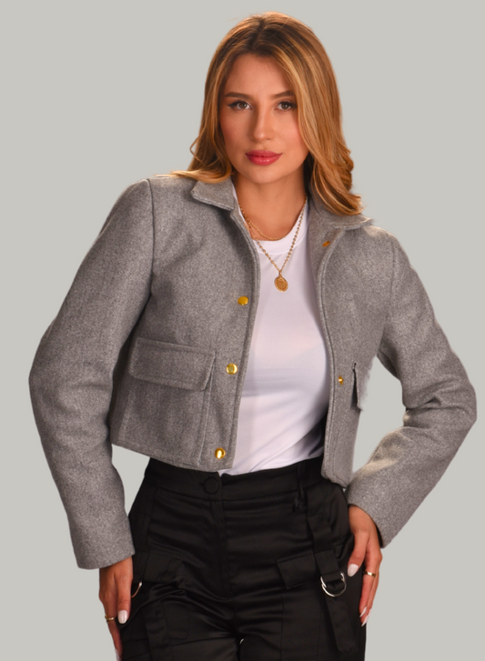 Chaqueta Crop Trendy