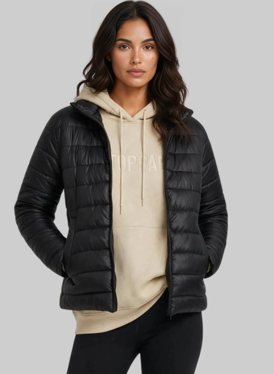 Hoodie con capota  kamel en algodon unstoppable para mujer INOLVIDABLE