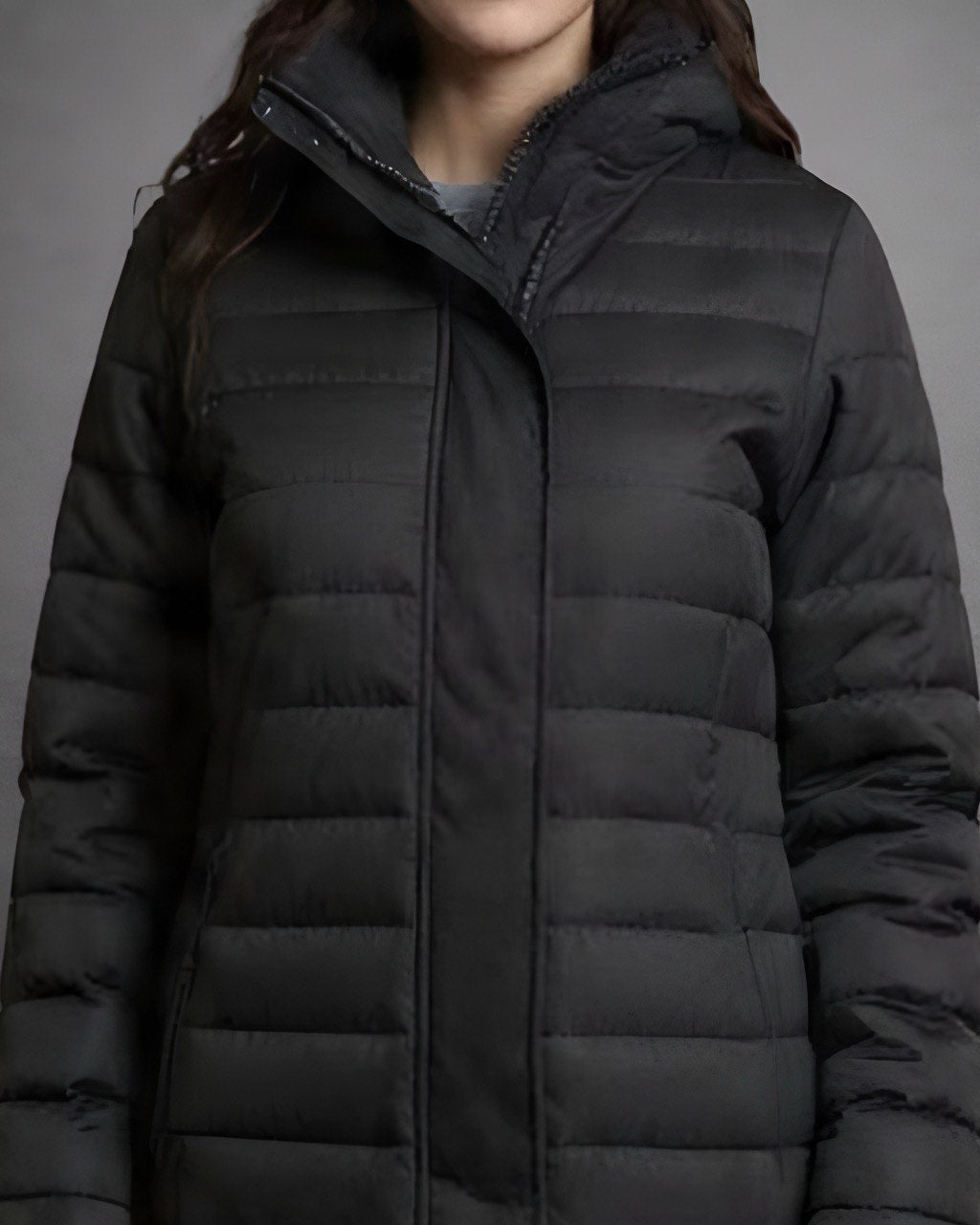 Abrigo Puffer Largo Mujer