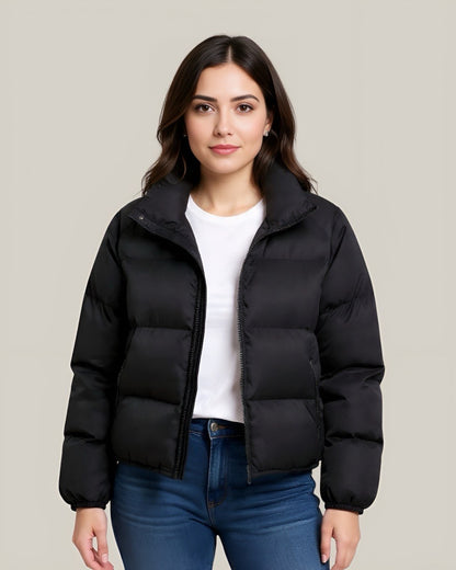 CHAQUETA CORTA SEMI OVERSIZE