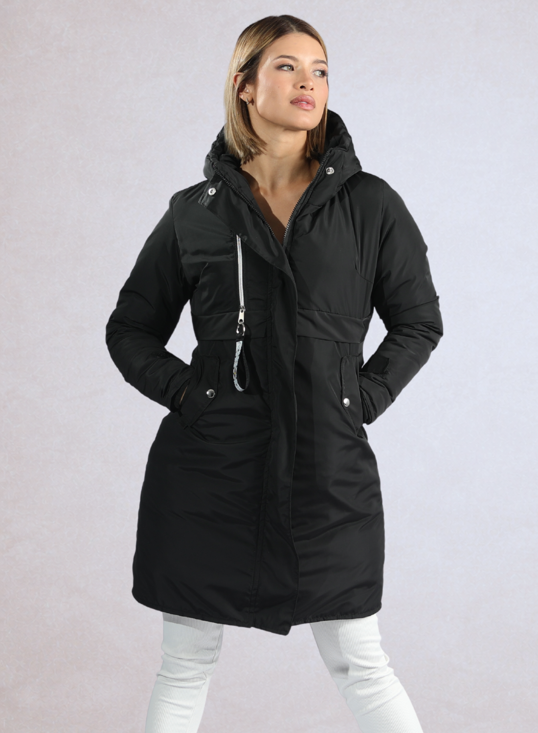 Parka Larga Reversible