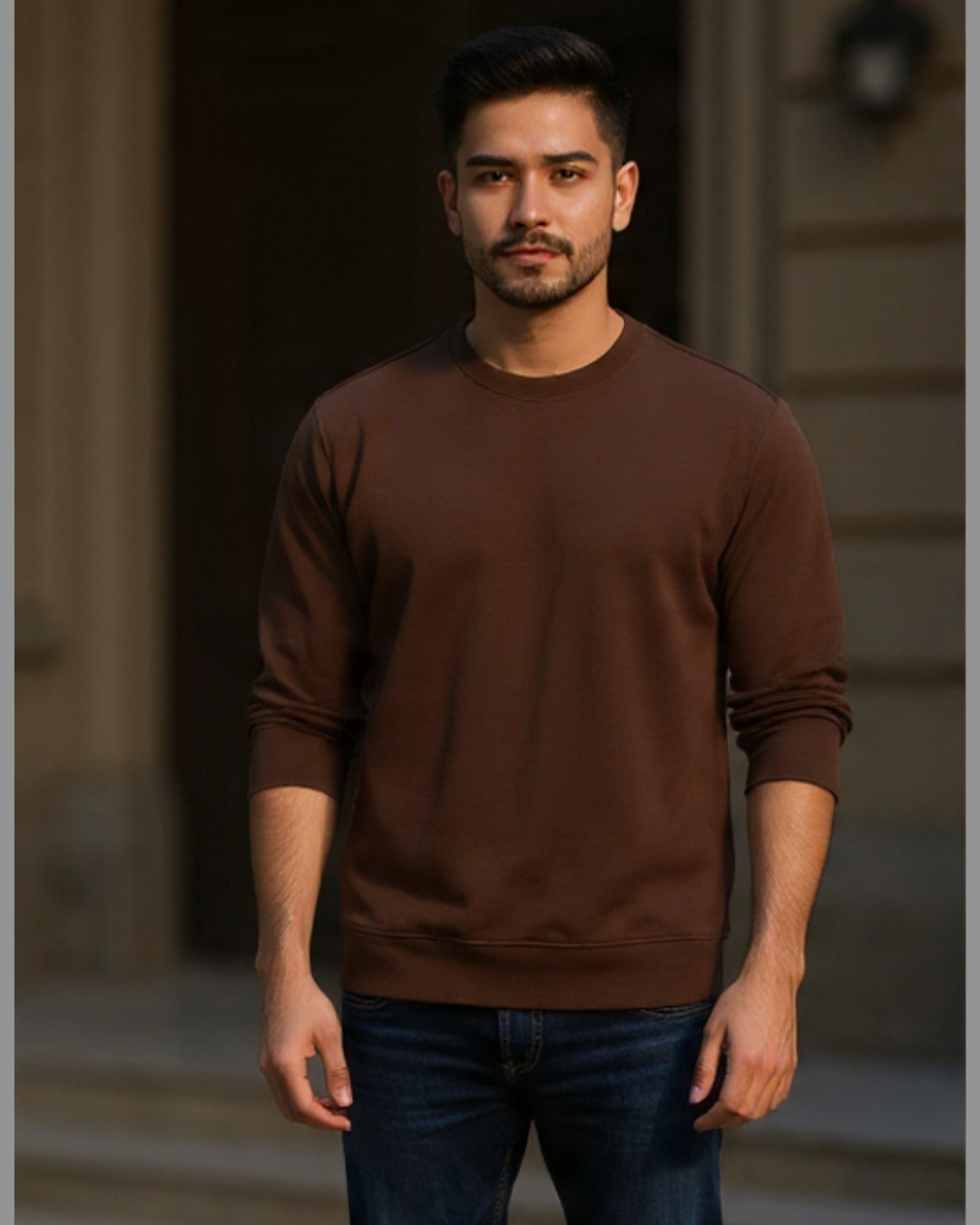 Buzo Oversize sin capota  320g