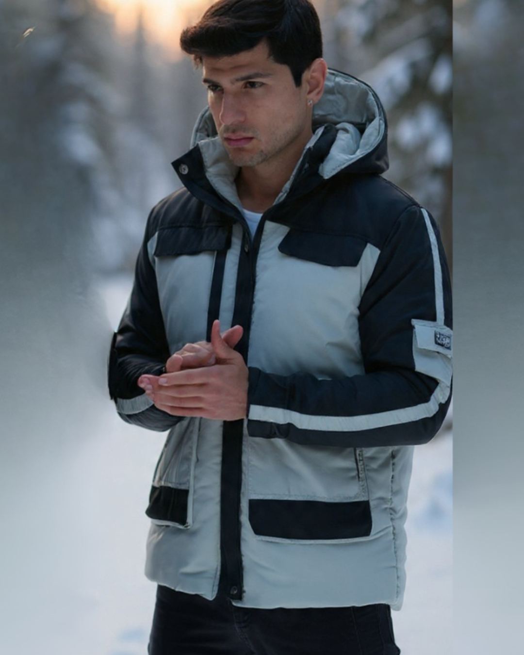 PARKA DE HOMBRE TERMICA 5 BOLSILLOS