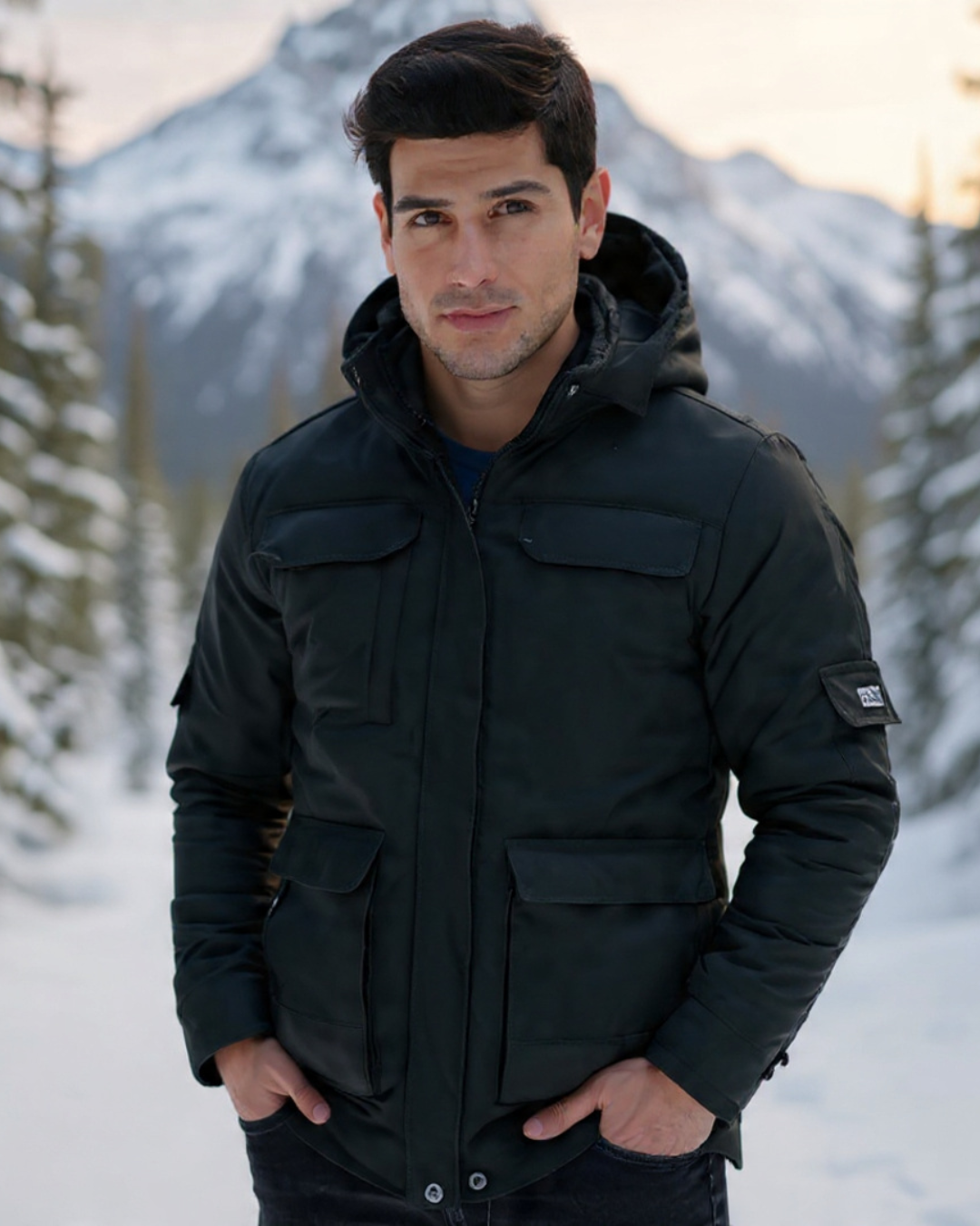 PARKA DE HOMBRE TERMICA 5 BOLSILLOS