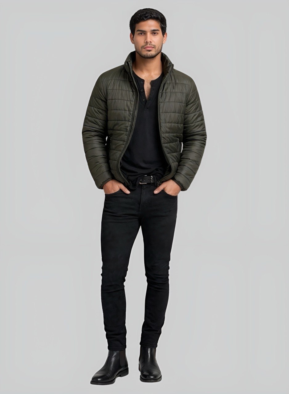 Chaqueta acolchada semibrillante para Hombre INOLVIDABLE