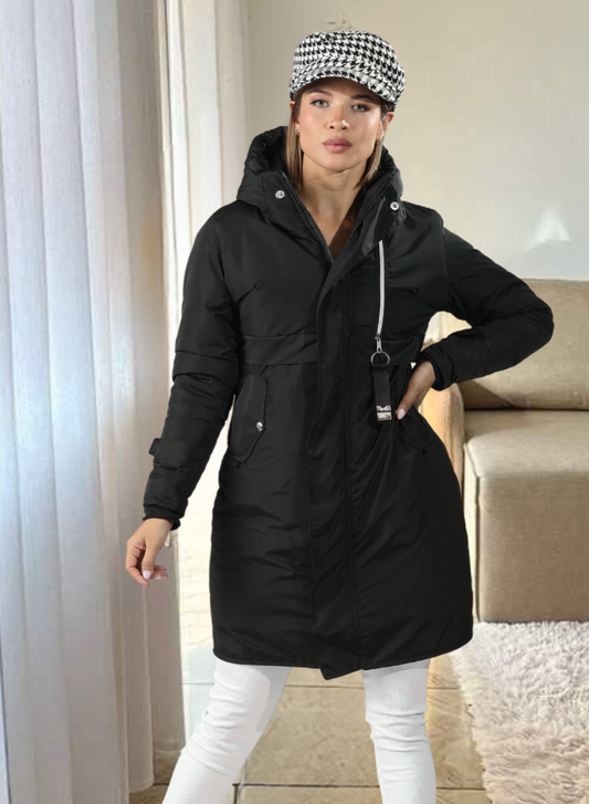 Parka Larga Reversible