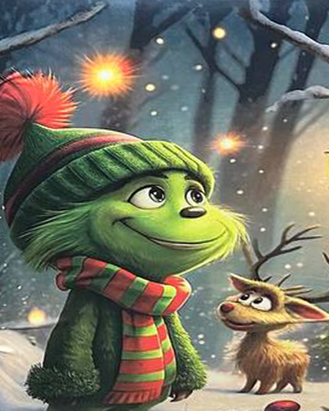 Set de fundas para sillas + Individuales comedor Navideños