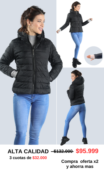 CHAQUETA  CON GUANTES AJUSTABLES