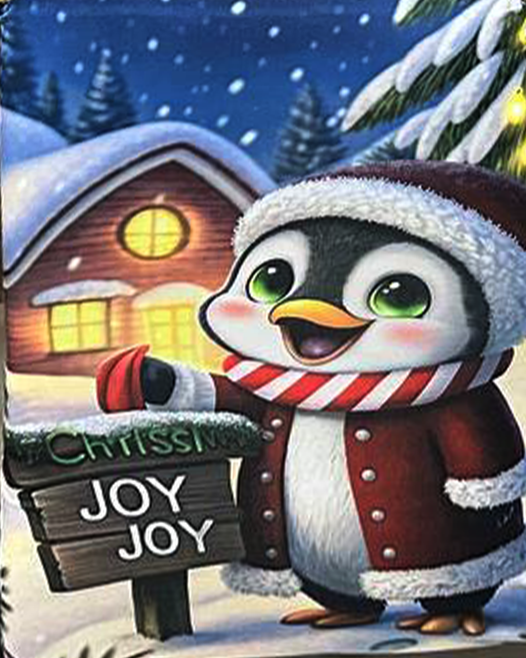 Set de fundas para sillas + Individuales comedor Navideños