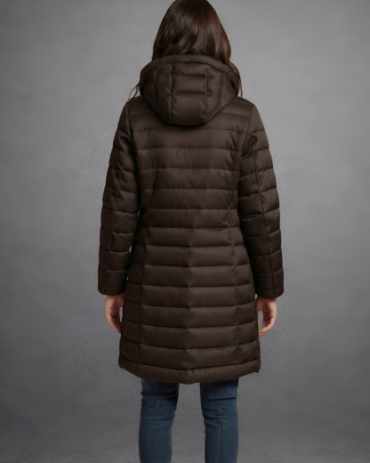 Abrigo Puffer Largo Mujer