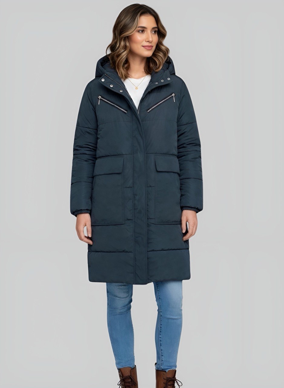 Gabán largo semi oversize Titán