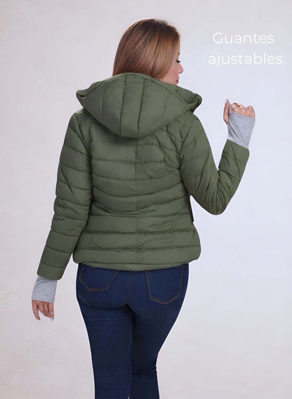 Chaqueta de guantes ajustables