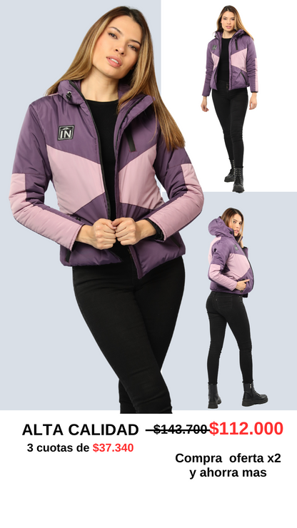 CHAQUETA MOSCU BICOLOR