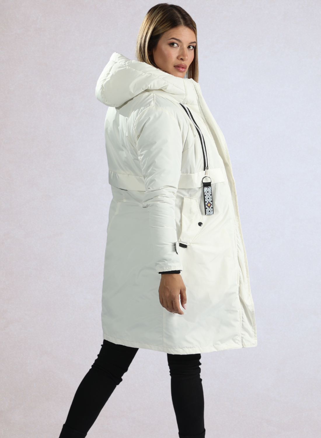 Parka Larga Reversible