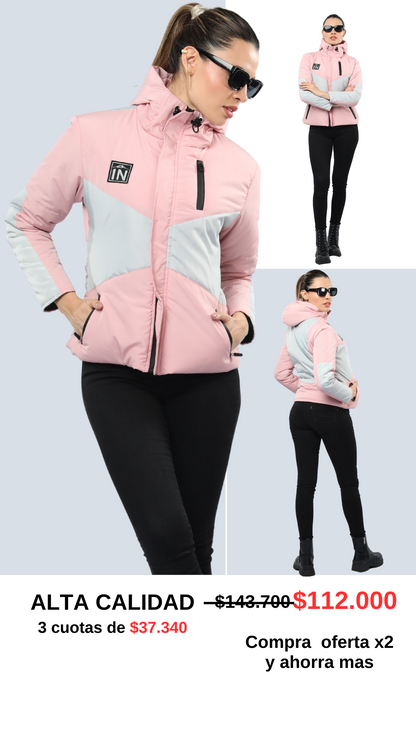 CHAQUETA MOSCU BICOLOR