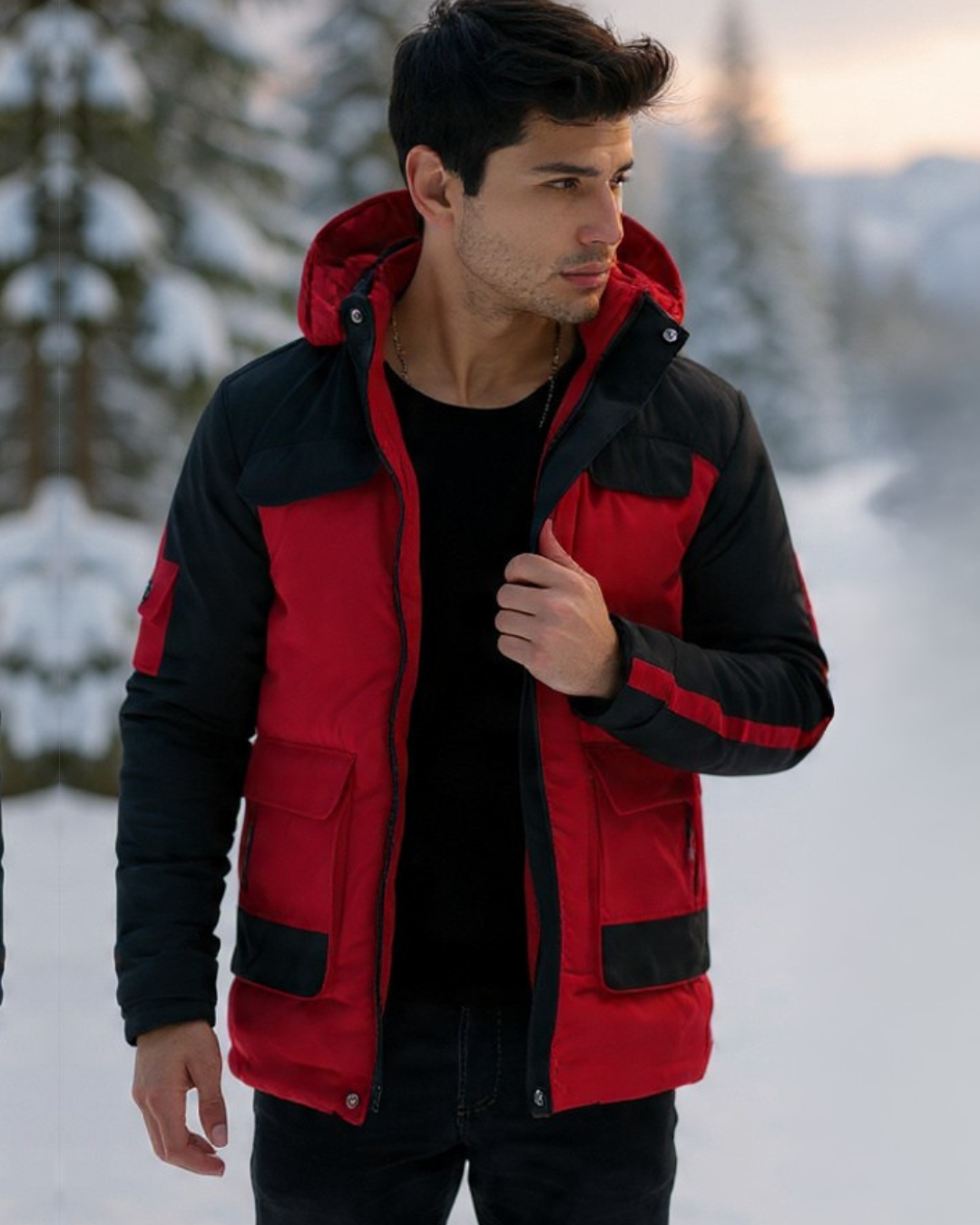 PARKA DE HOMBRE TERMICA 5 BOLSILLOS