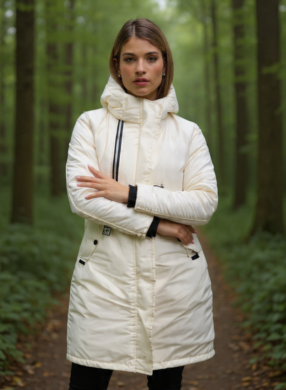 Parka Larga Reversible – Sofisticación y Confort