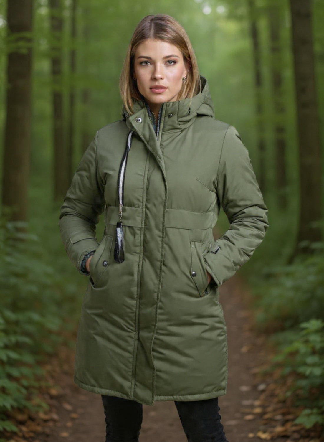 Parka Larga Reversible – Sofisticación y Confort