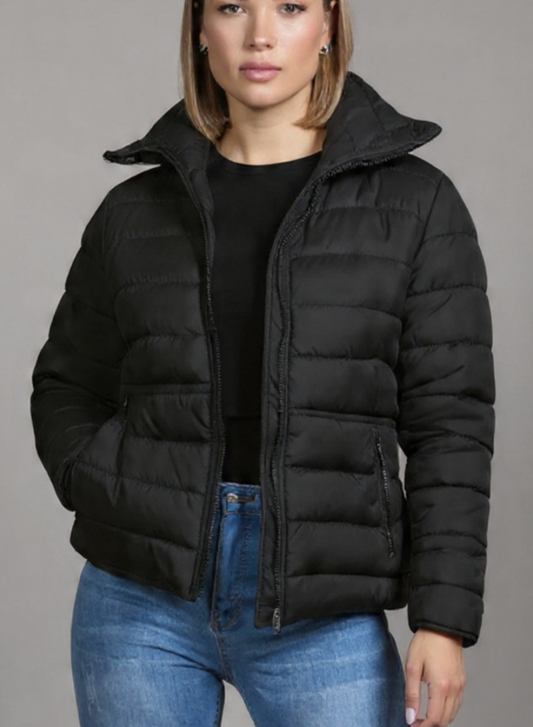 Chaqueta cuello alto