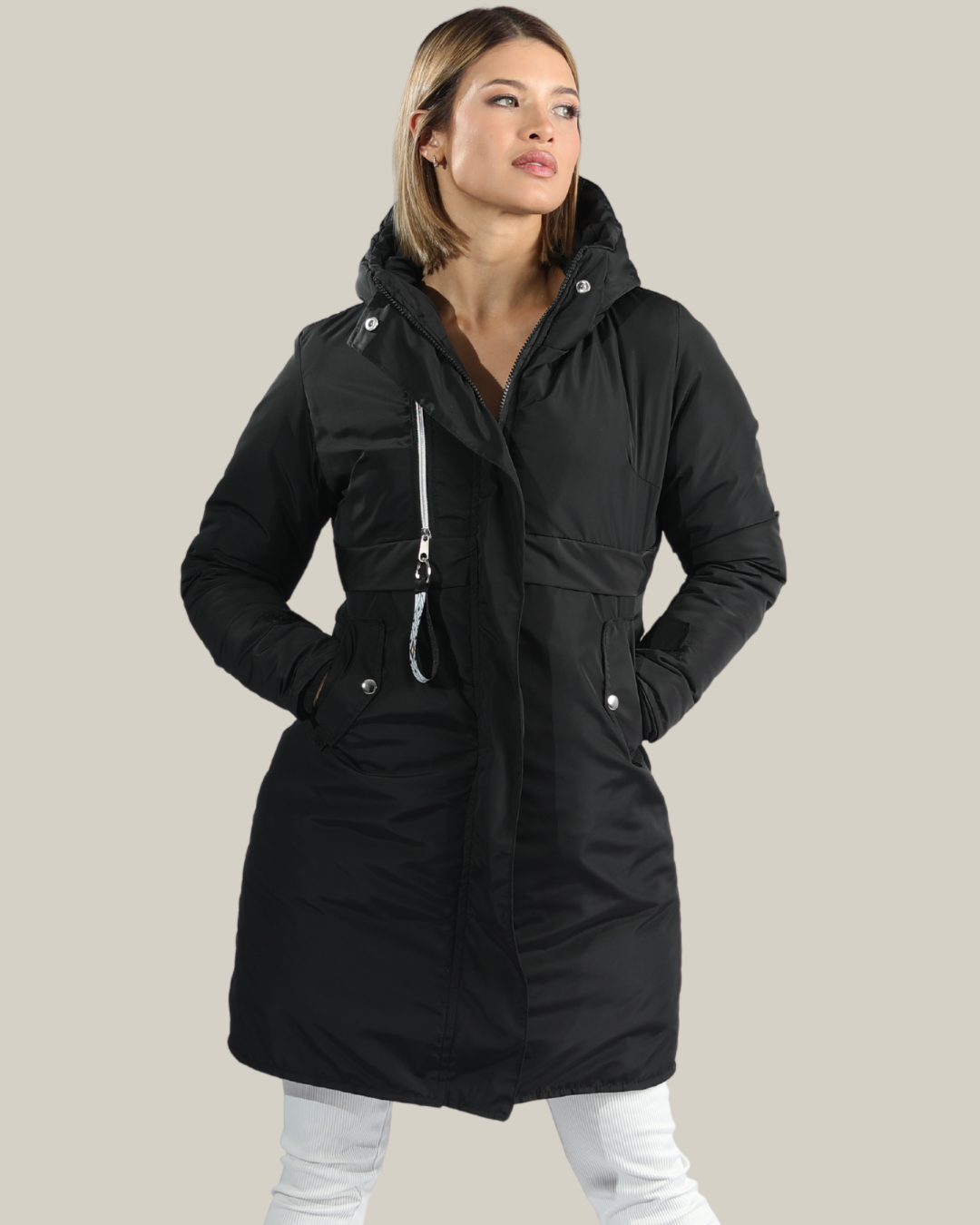 Parka Larga Reversible