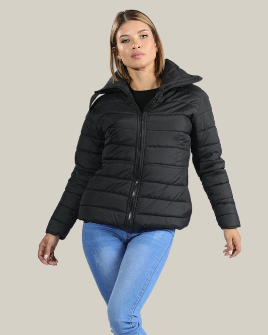 Chaqueta cuello alto