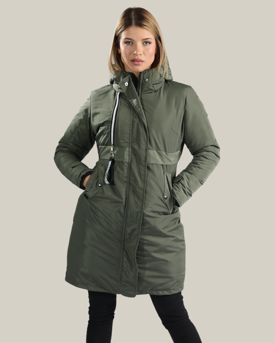 Parka Larga Reversible