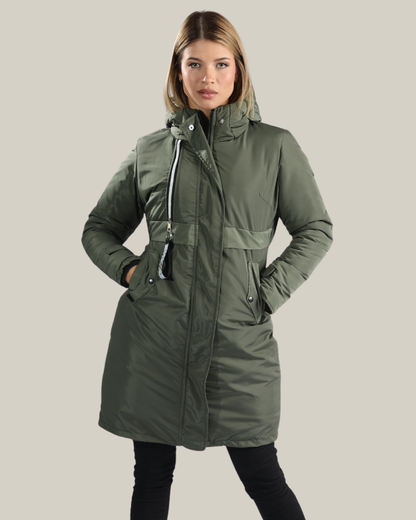 Parka Larga Reversible
