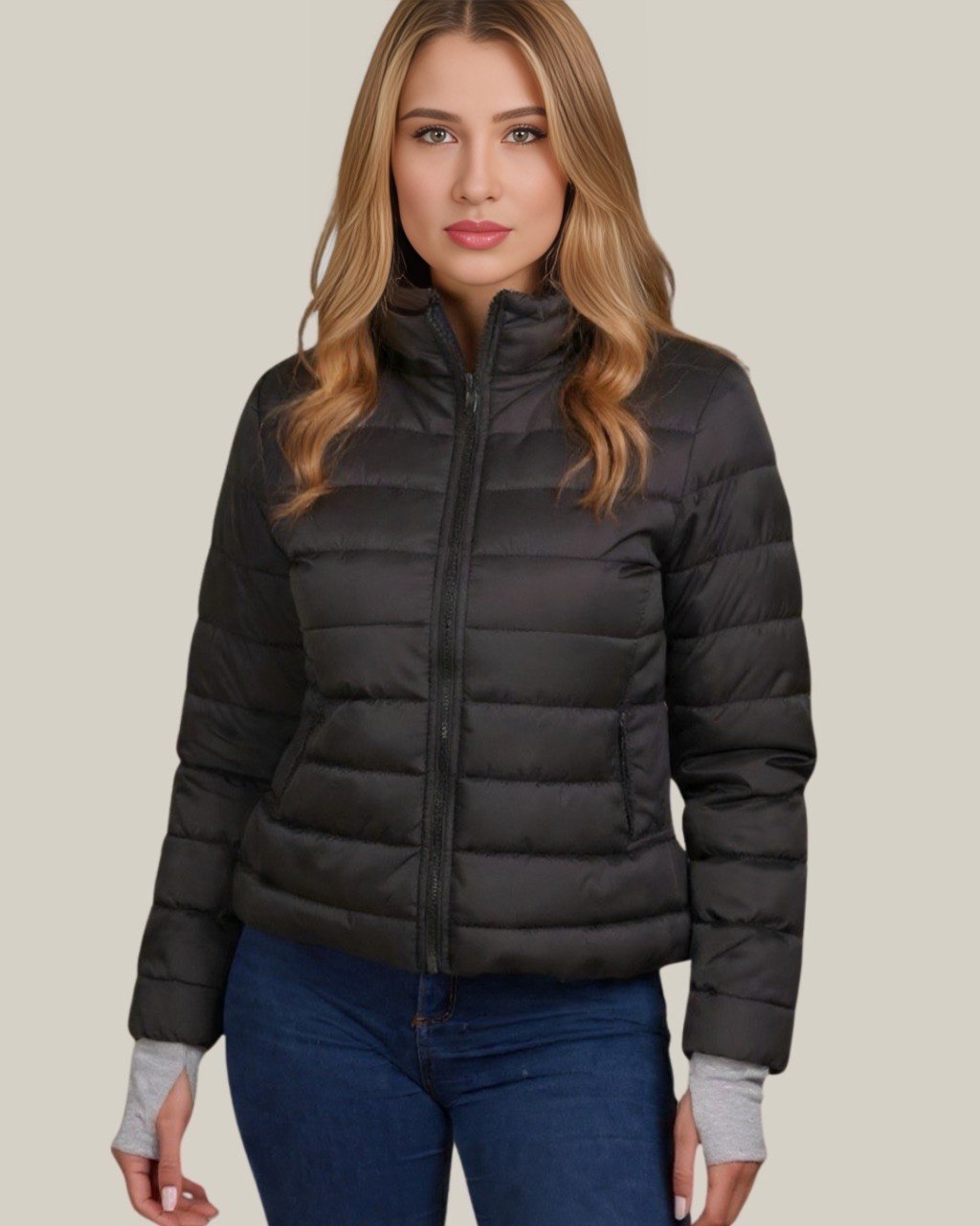 Chaqueta de guantes ajustables