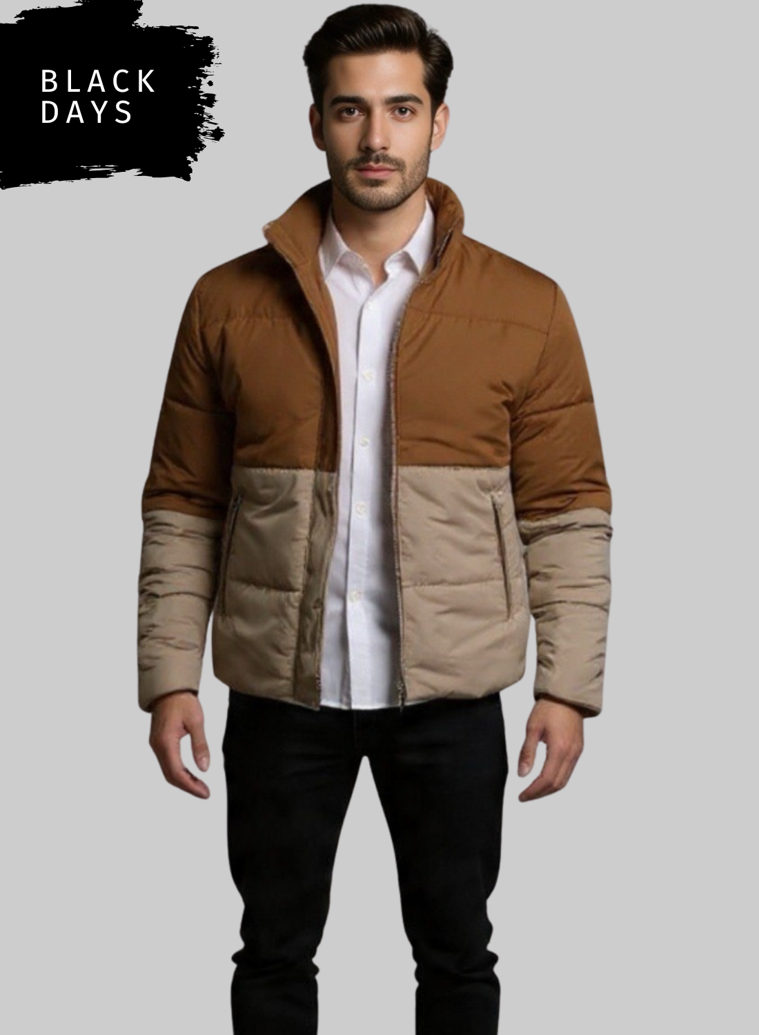Chaqueta Bicolor Hombre