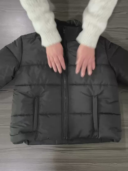 CHAQUETA CORTA SEMI OVERSIZE