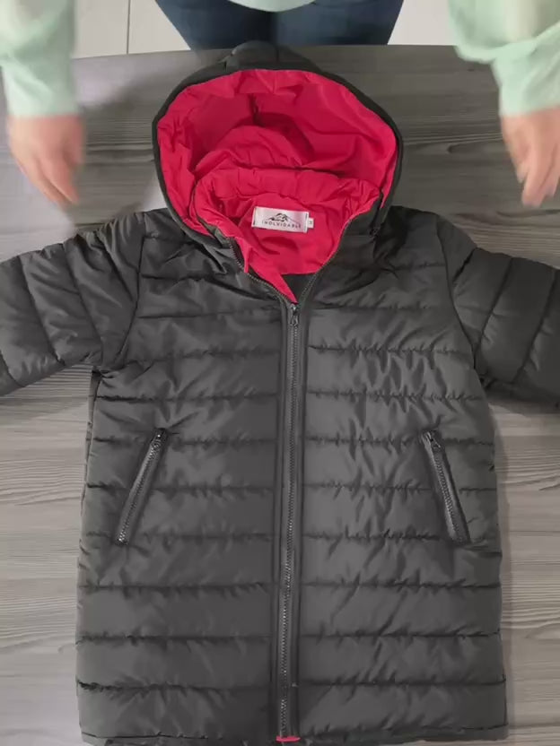 gaban acolchado parka para niña INOLVIDABLE