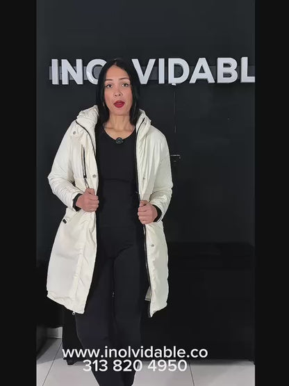 Parka Larga Reversible