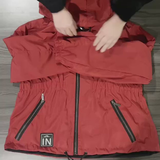 Chaqueta ligera terracota aurora para mujer INOLVIDABLE