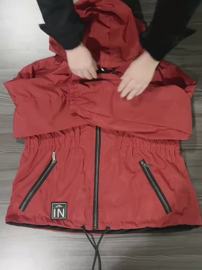 Chaqueta ligera terracota aurora para mujer INOLVIDABLE