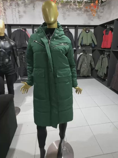 Gabán largo semi oversize Titán