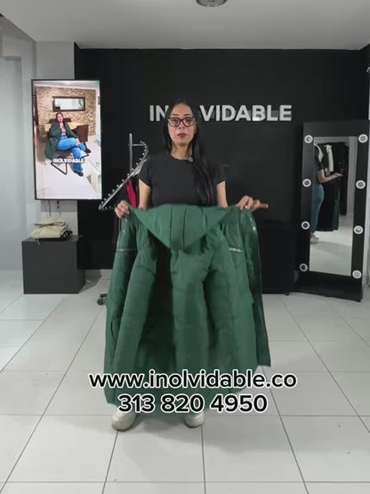Gabán largo semi oversize Titán